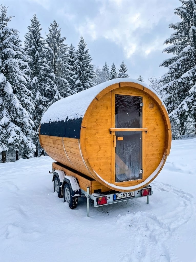 Mobile Sauna im Schwarzwald